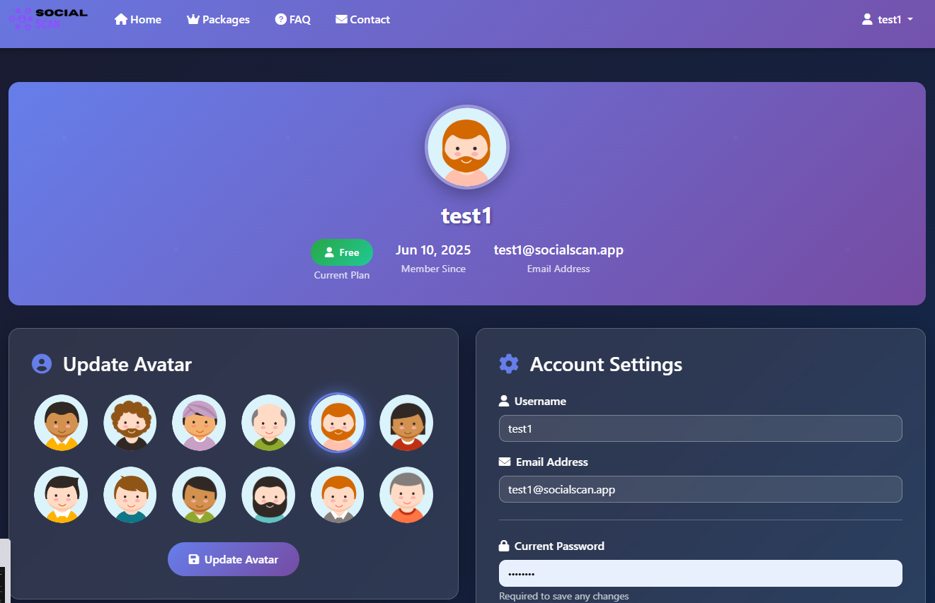 Socialscan.info